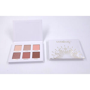 2 NEW Ulta Beauty 6 Piece Eye Shadow Palette Neutral Colors - New